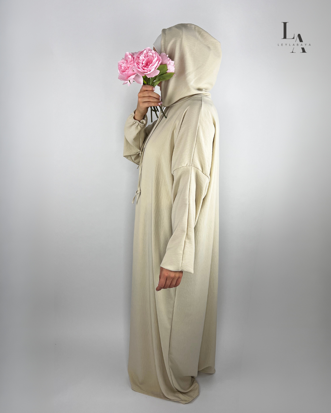ABAYA HOODIE BEIGE