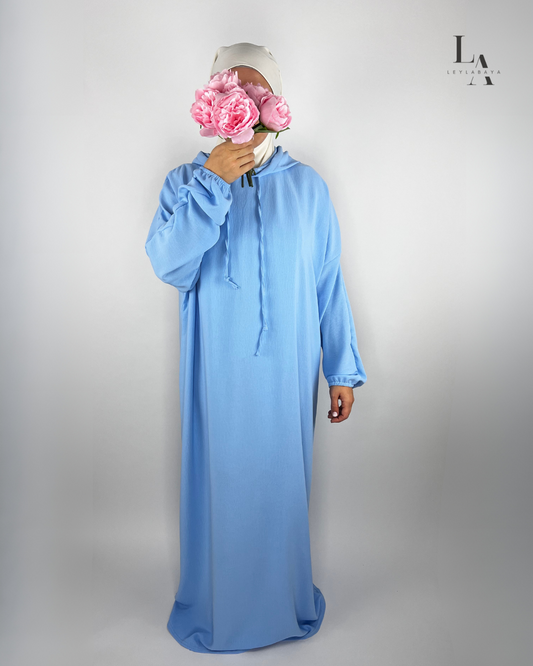 ABAYA HOODIE BABYBLUE