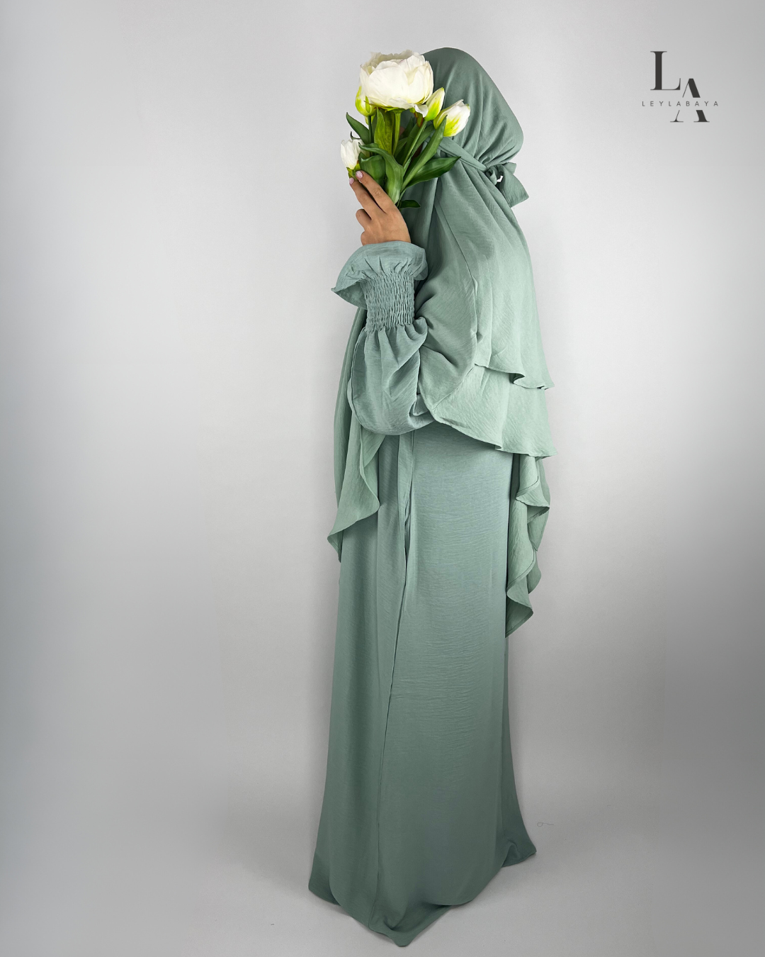 ABAYA SULTAN SET MIT KHIMAR MINT